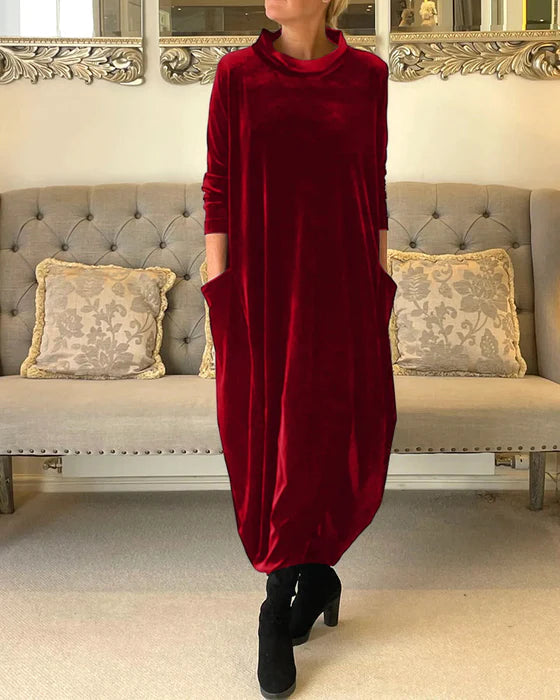 Jemima - Velvet Long Dress