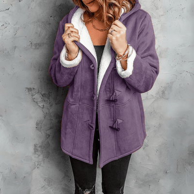 Athena™ | Premium Buttoned Hooded Coat