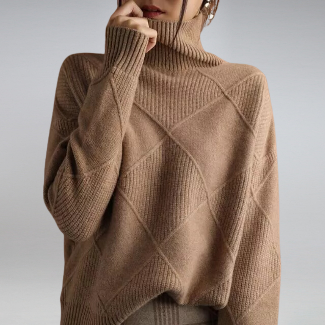 Ayla - Cashmere Turtleneck Sweater