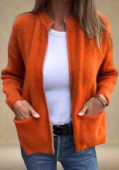 Andrea - Everyday Cardigan With Zipper