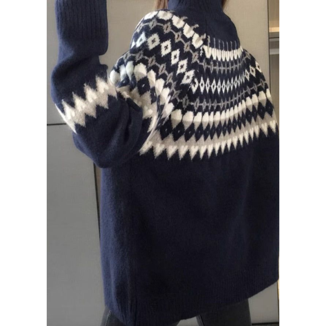 Georgina - High-neck Knitted Jumper