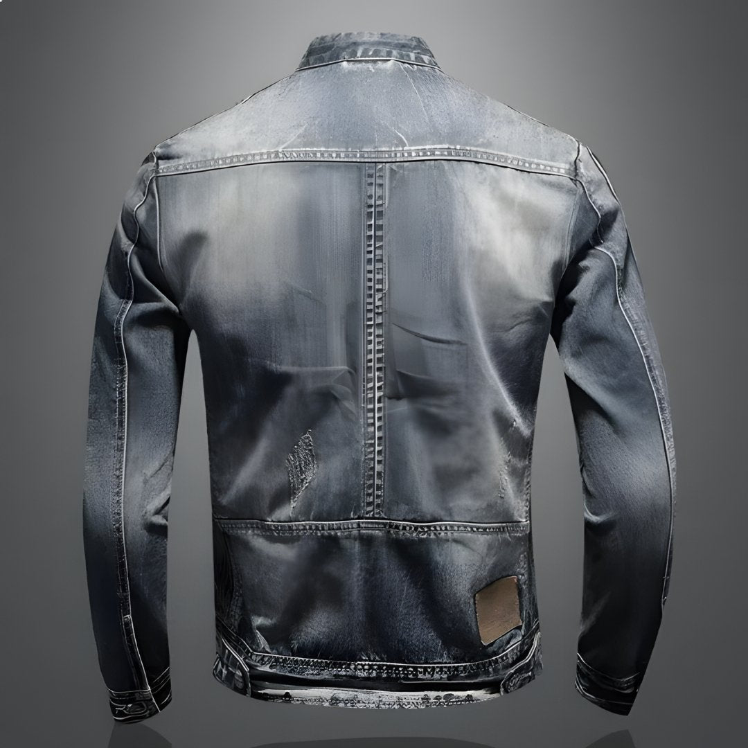 Benjamin™ | Men's Denim Jacket with Zipper