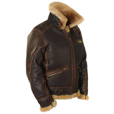 KEVIN - LEATHER JACKET WITH INSULATION