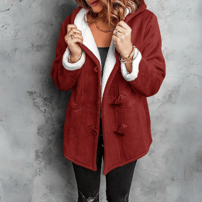 Athena™ | Premium Buttoned Hooded Coat