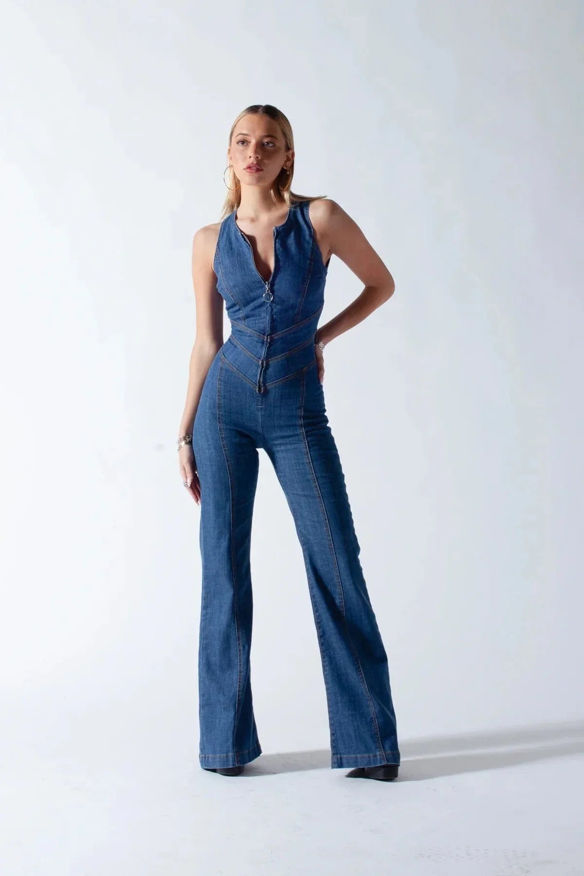 Emma - Denim jumpsuit