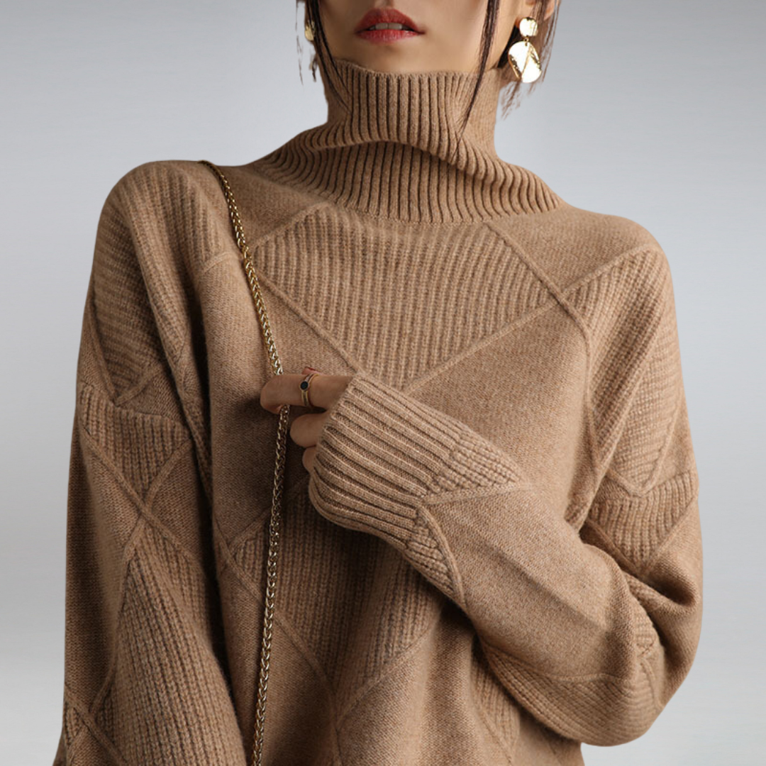 Ayla - Cashmere Turtleneck Sweater