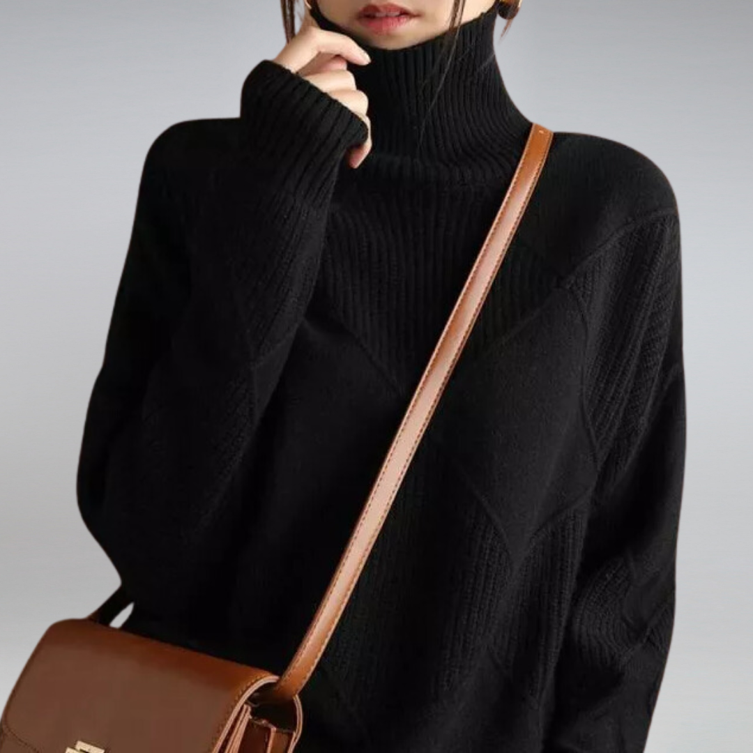 Ayla - Cashmere Turtleneck Sweater