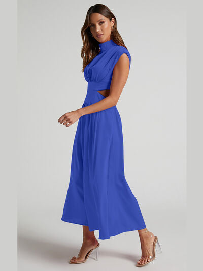 Alana | Cutout Mock Neck Sleeveless Dress