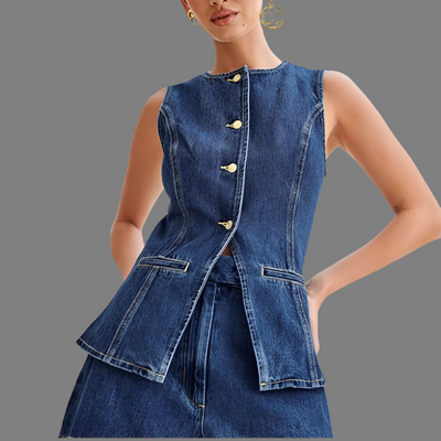 Scarlett - Two-Piece Denim Set