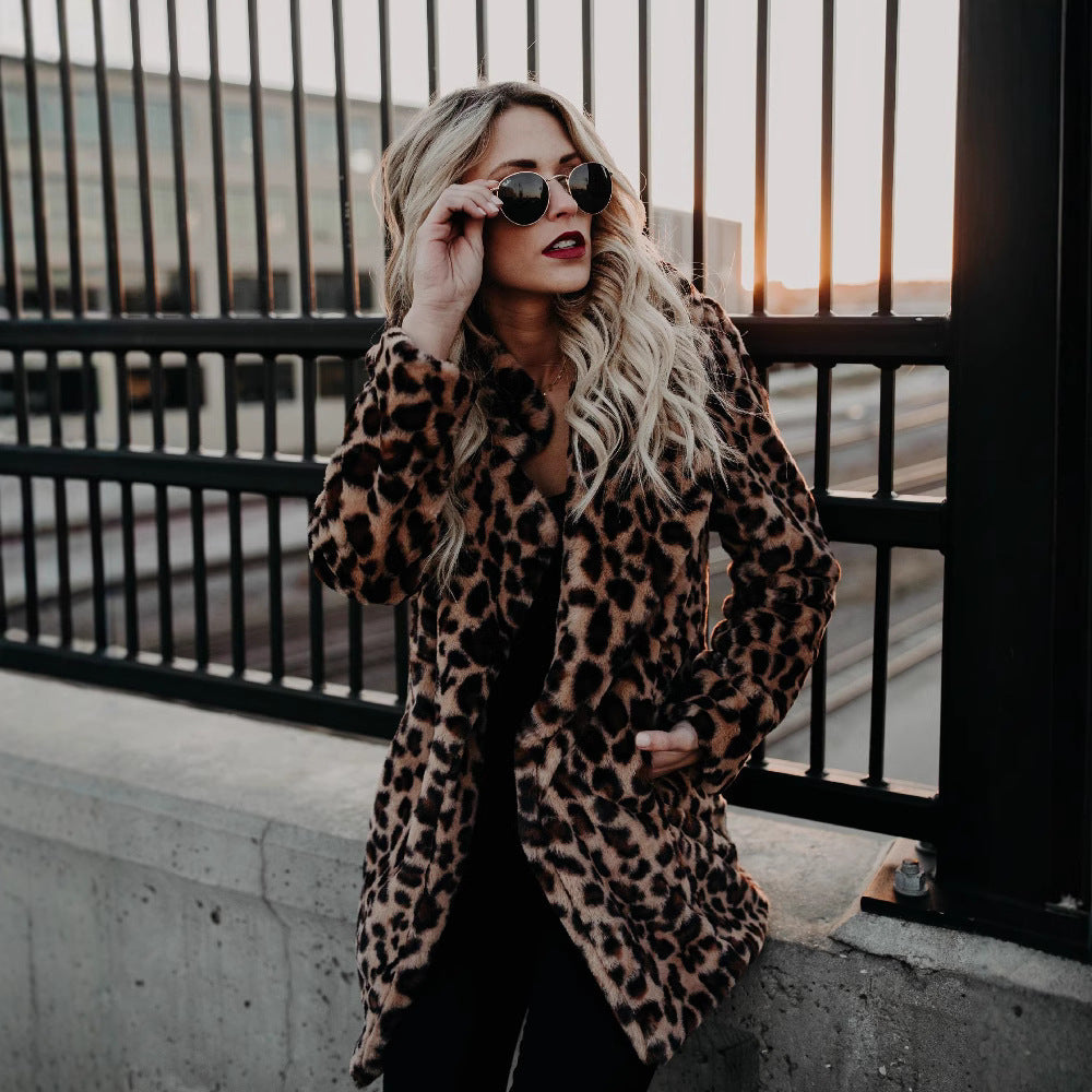 Clarissa - Leopard Print Coat