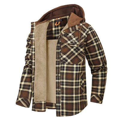 Fleece lined flannel Jacket