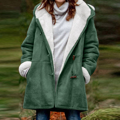 Athena™ | Premium Buttoned Hooded Coat