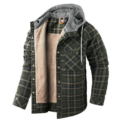 Fleece lined flannel Jacket