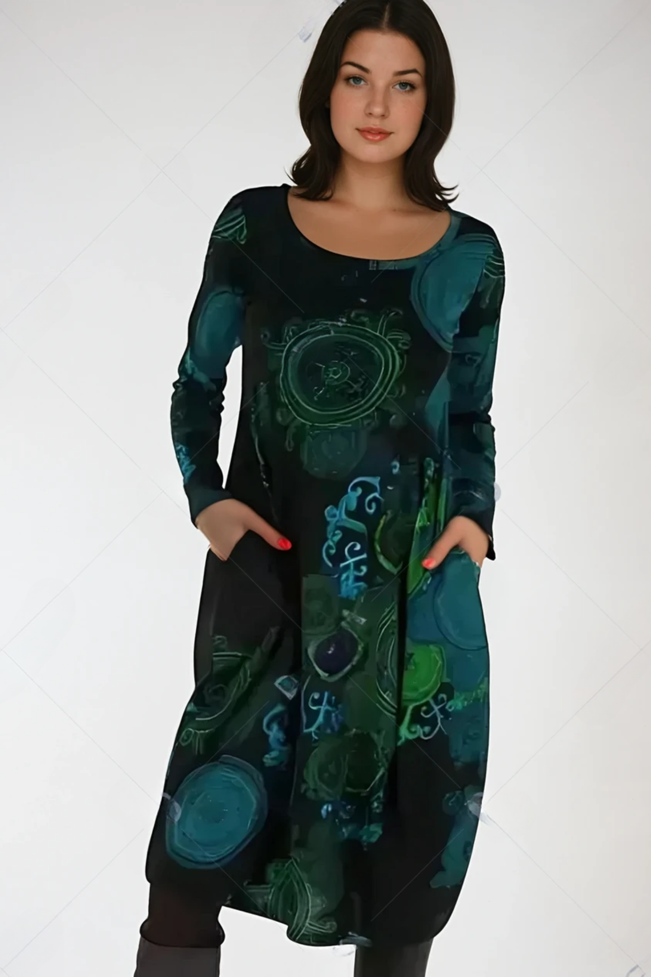 Clarissa - Bohemian Long Sleeves Dress