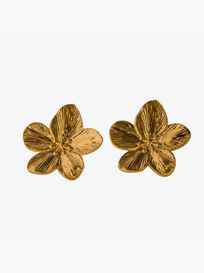 18K Gold Plated Butterfly Earrings