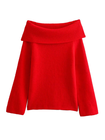 Laura - Off Shoulder Pullover