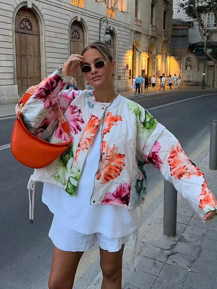 Emily - Chic Floral Jacket