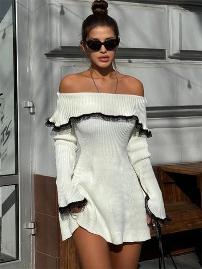 Camila- Knitted Mini Dress