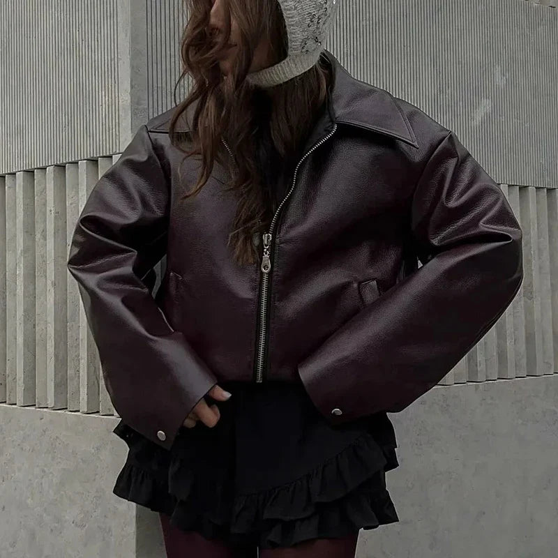 Hannah - Women's Leather Jacket