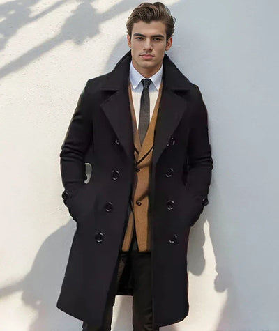 DARREN - CLASSIC MENS TRENCH COAT