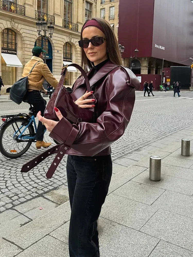 DEENA- Leather Jacket