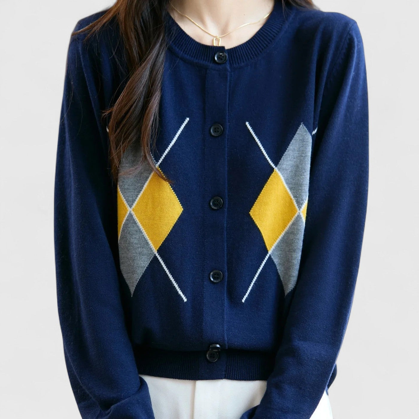Margaux - Pure Wool Elegance Cardigan