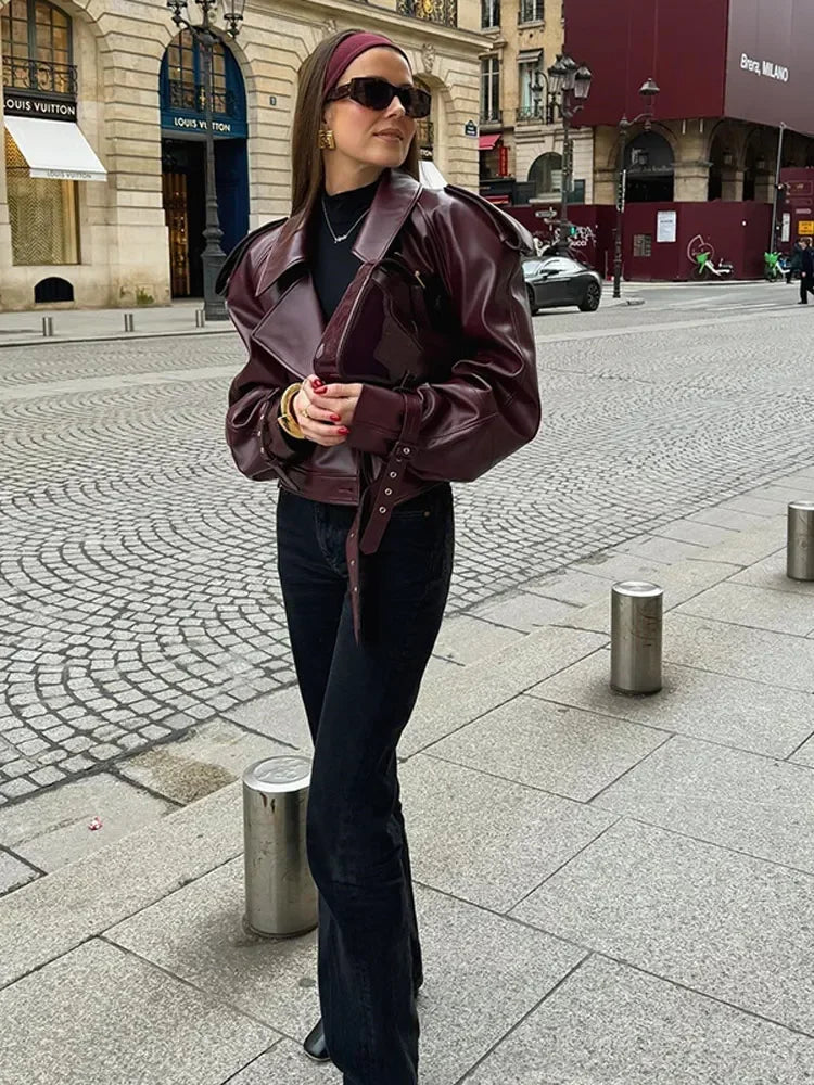 DEENA- Leather Jacket