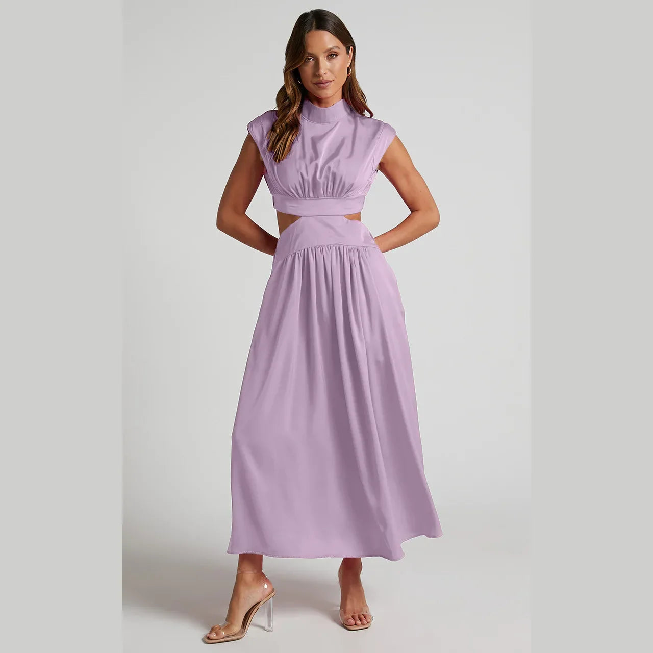 Janine | Cut Out Waist Maxi Dress