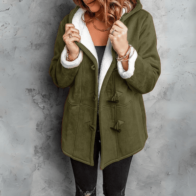 Athena™ | Premium Buttoned Hooded Coat