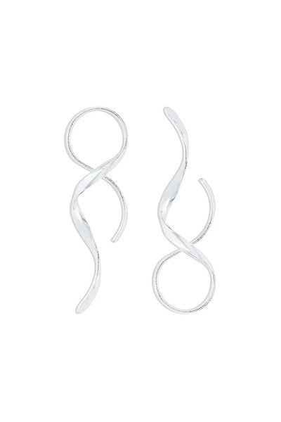 Ismara - Sleek Spiral Earrings