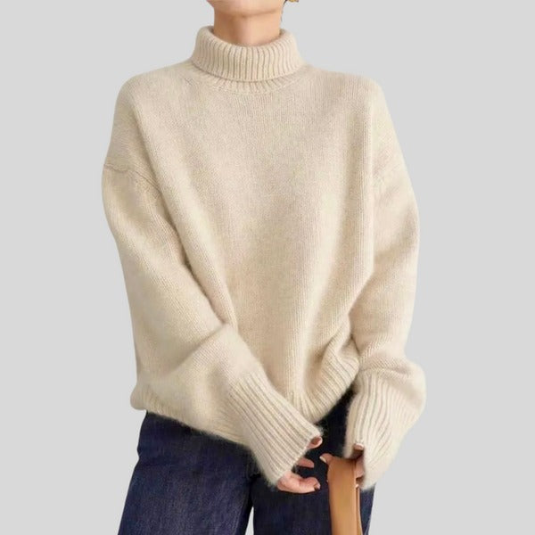 Harper - Cashmere High Neck Sweater