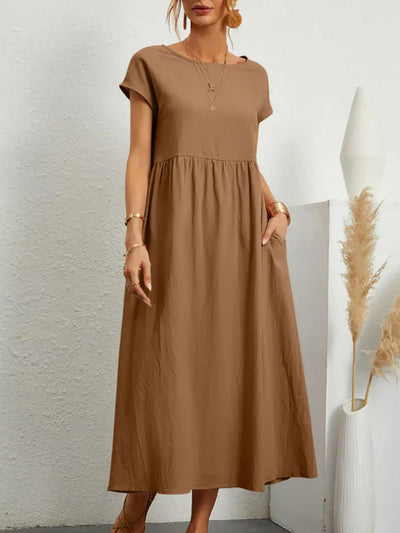 Saffron - Vintage Comfortable Summer Dress