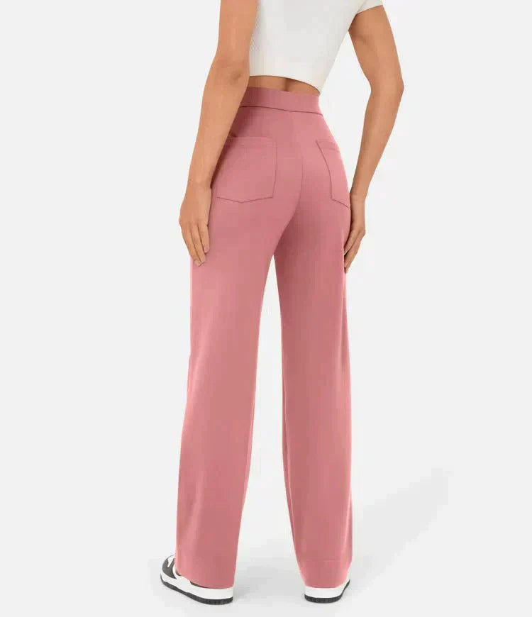 Aria™ | High-waisted Elastic Trousers