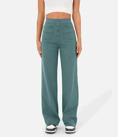 Aria™ | High-waisted Elastic Trousers