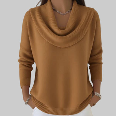 Teresa – Effortless Elegance Cowl Neck Sweater