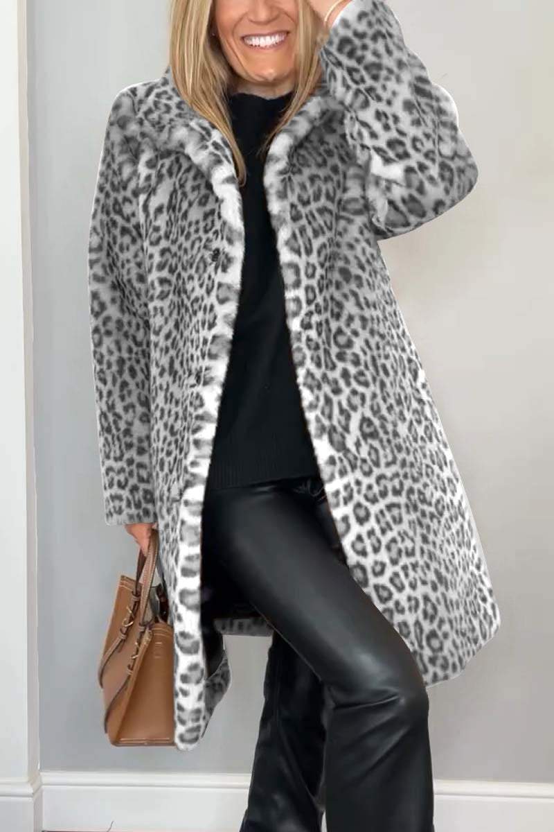 Daisy | Leopard Print Coat