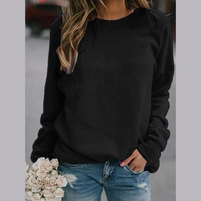 CHRISTIANA - STYLISH COMFORTABLE CREW NECK SWEATSHIRT