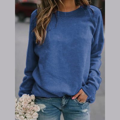 CHRISTIANA - STYLISH COMFORTABLE CREW NECK SWEATSHIRT