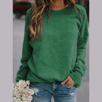 CHRISTIANA - STYLISH COMFORTABLE CREW NECK SWEATSHIRT