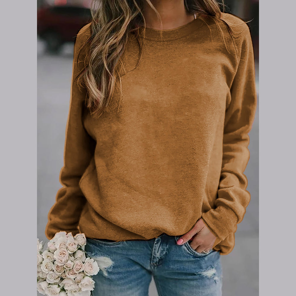 CHRISTIANA - STYLISH COMFORTABLE CREW NECK SWEATSHIRT