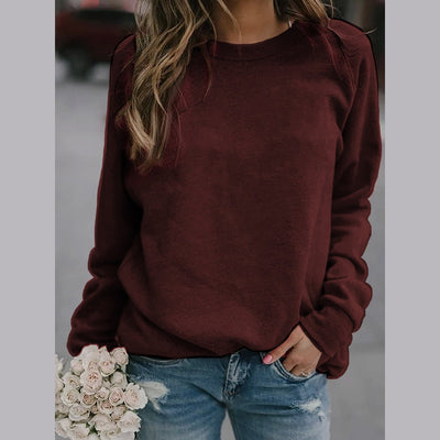 CHRISTIANA - STYLISH COMFORTABLE CREW NECK SWEATSHIRT